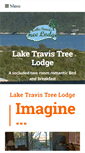 Mobile Screenshot of laketravistreelodge.com